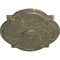 Ekena Millwork Waltz Ceiling Medallion (Fits Canopies up to 4 1/2"), 21 1/4"W x 17 3/8"H x 1"P, Witch Hazel Crackle CM21WAWHC - alternate 3